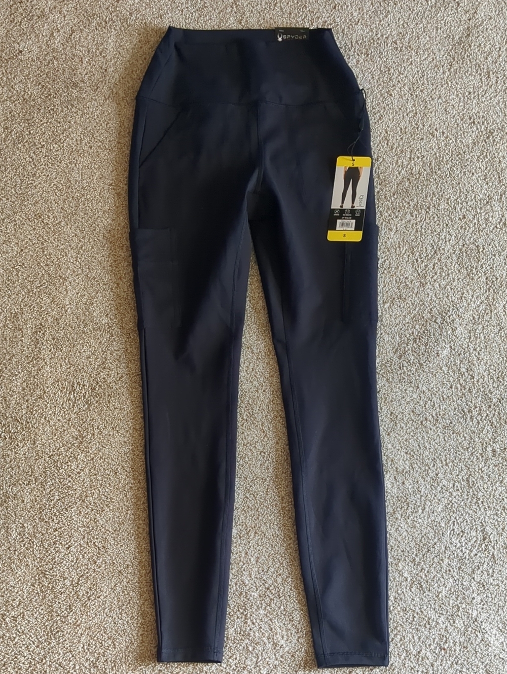 NWT Spyder Active Leggings with Side Pocket